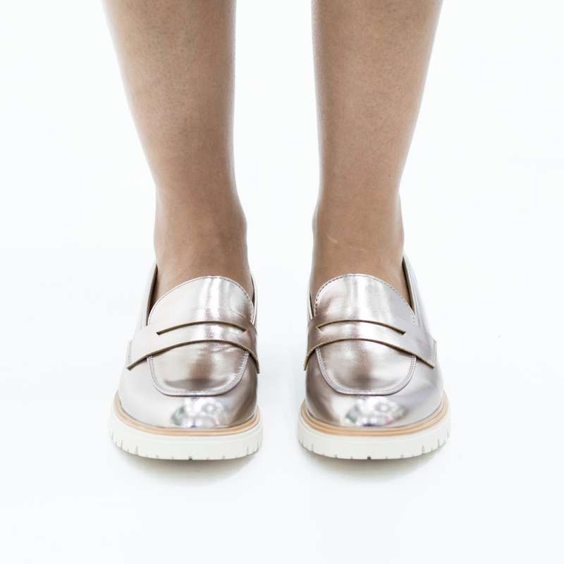 Larisa chuncky slip-on moc champagne