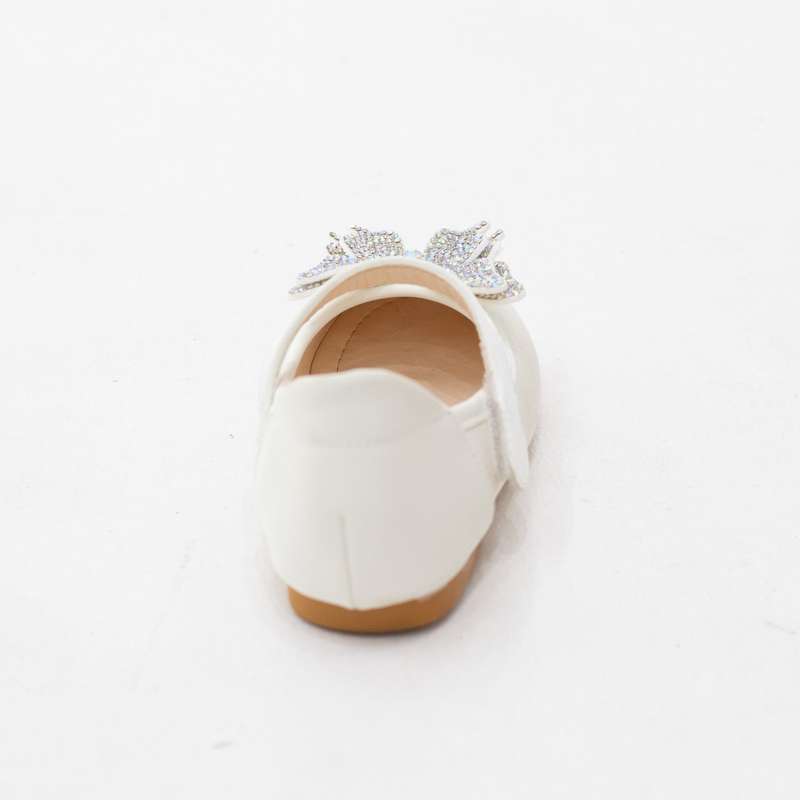 Keysha baby girls butterfly detailed dress pump