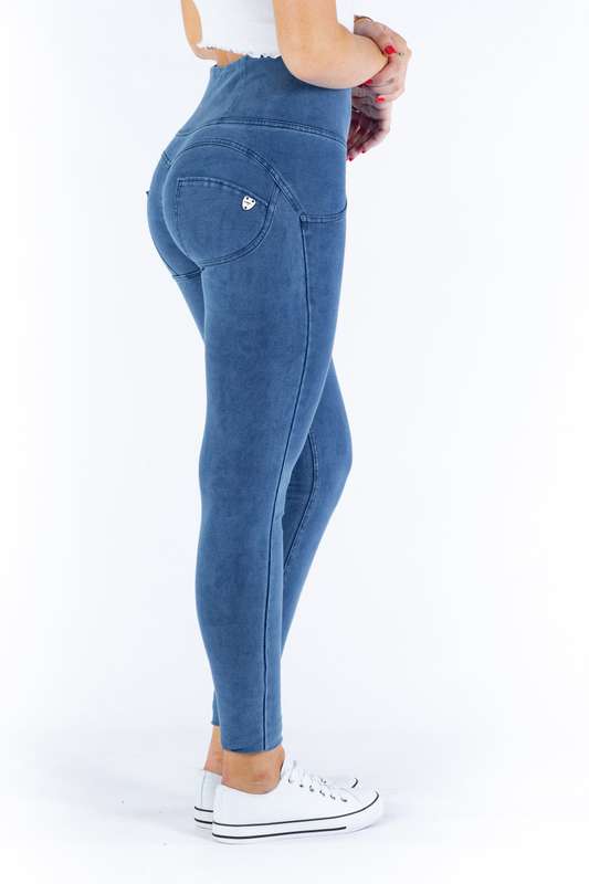 Shapewear High waist Butt lifting Jeggings - Light blue - XXL