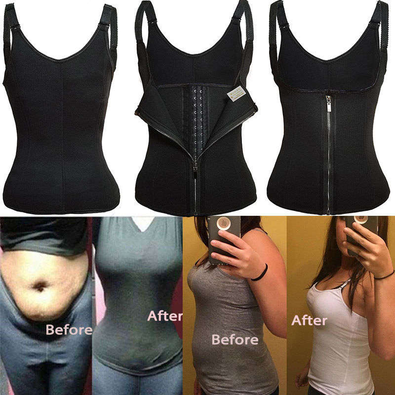 CLEARANCE SALE NO RETURNS -Vest Waist corset with adjustable straps - XL