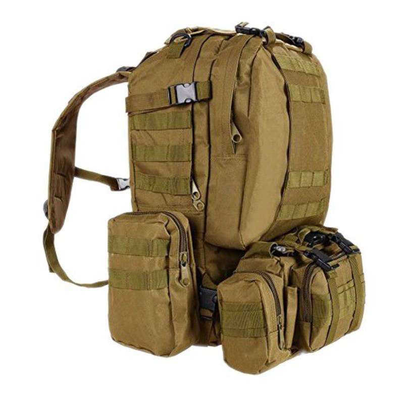 Tactical Rucksack Backpack - Khaki (55l)
