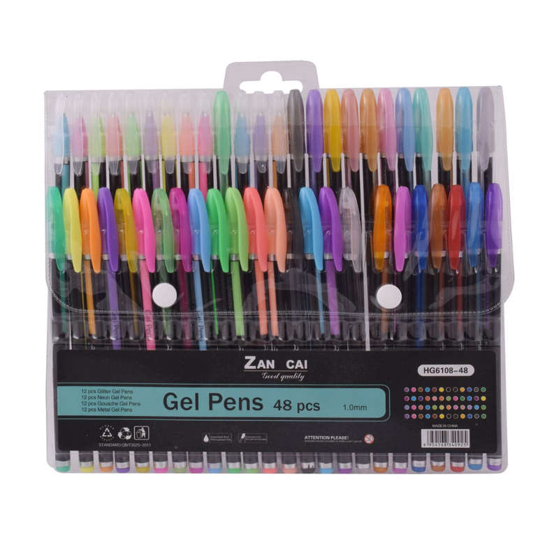 Gel Pens - 48 piece