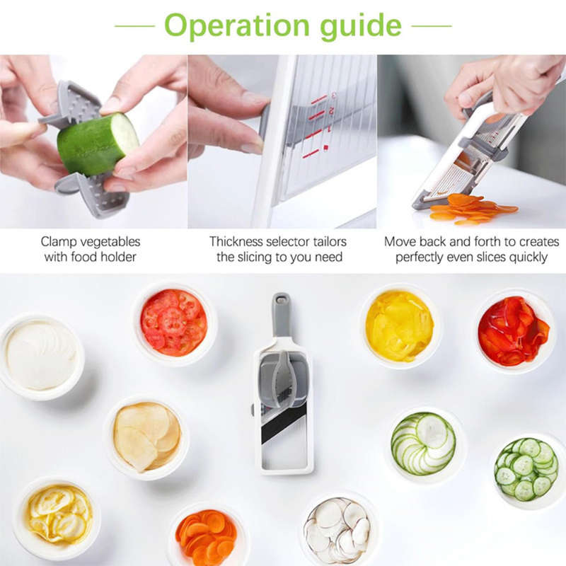 Handheld Mandolin Slicer  Effortless Precision for Your Kitchen Creations!