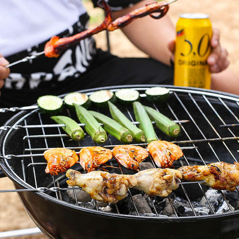 20 Piece Braai Utensil Set Stainless Steel Grill Accessories BBQ Tool