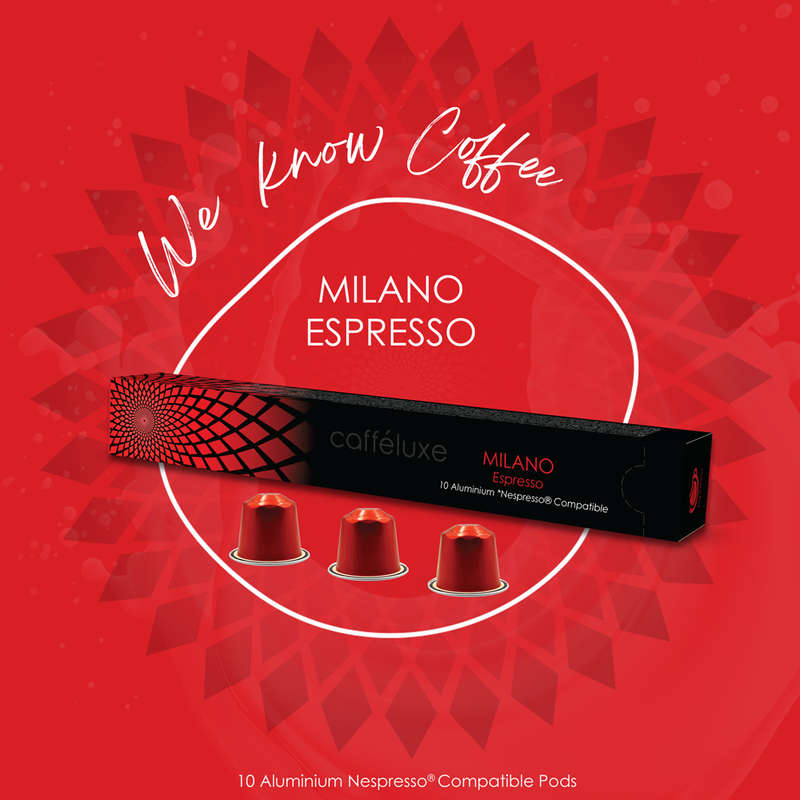 Taste of Italy Milano Espresso Roast | 10 Nespresso® Compatible Capsules