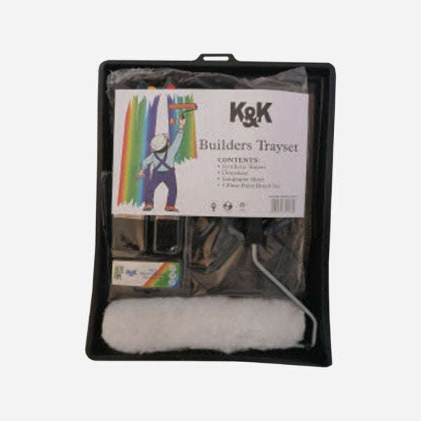 Tray Set Synthetic with Steel Handle