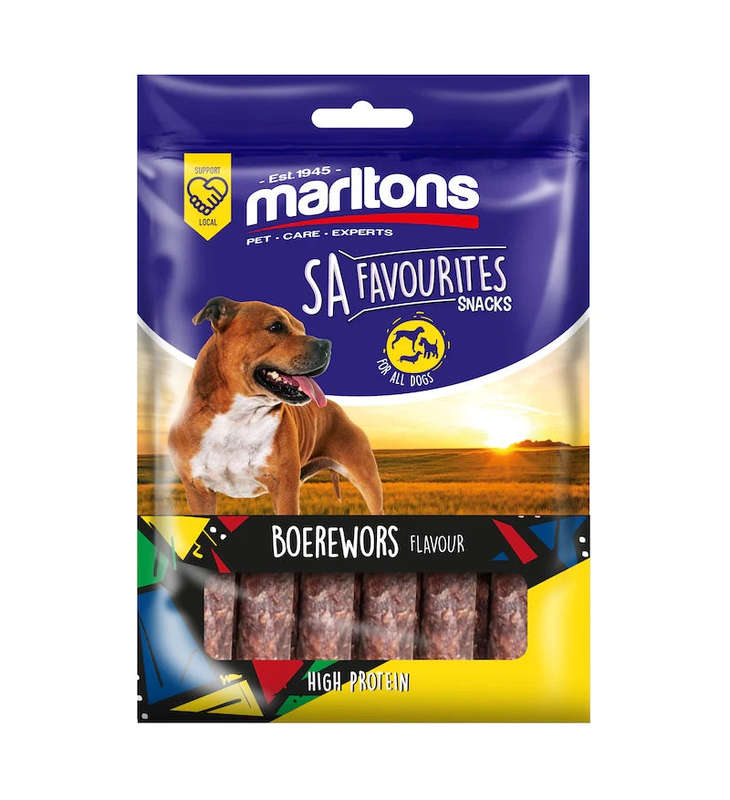 Marltons SA Favourites Snacks -  Boerewors (100g x 20)
