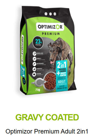 Optimizor Dog Food Gravy Coated (Prices From)