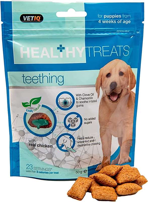 VetIQ Healthy Treats for Teething Puppies - 50 g (6 Packets)