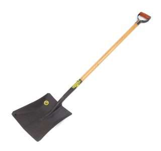 Lasher Shovel  Square Mouth (Wood Shaft, Metal Hilt C7-1200)