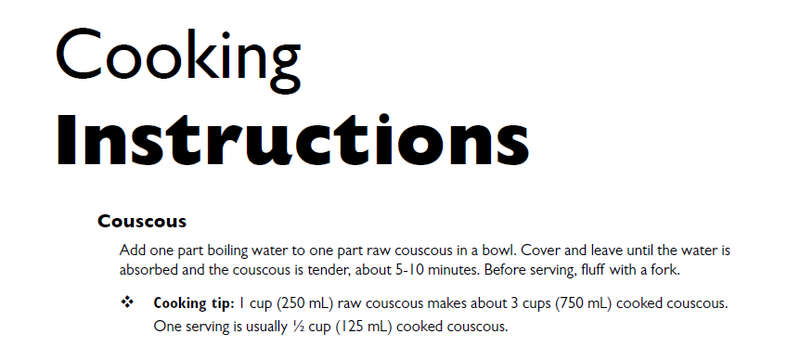 Whole Wheat Couscous. (Prices From) - 25Kg