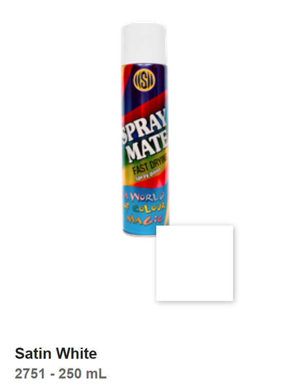 SPRAYMATE Fast Drying - Satin Finish (Coulors from)