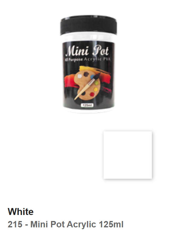 SPRAYMATE MiniPot Acrylic 125ml (Colours)