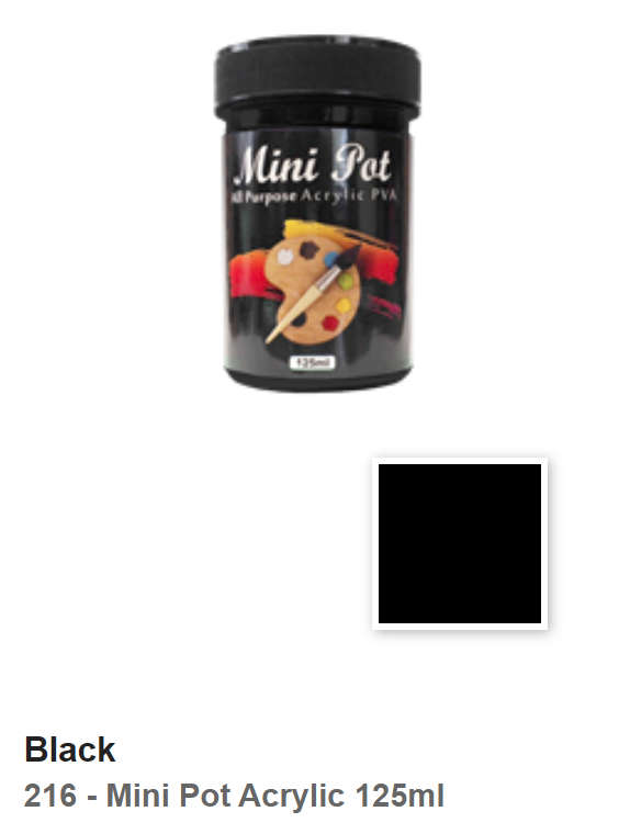 SPRAYMATE MiniPot Acrylic 125ml (Colours)