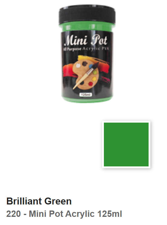 SPRAYMATE MiniPot Acrylic 125ml (Colours)