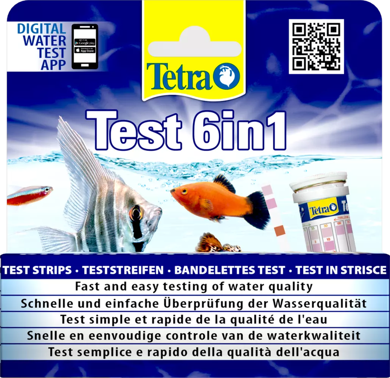 Tetra Aquarium Test Strip  6in1 (25 Strips)