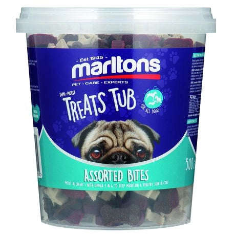 Marltons Semi - Moist Tubs  4 x 500g (4 Tubs)