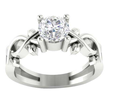 Certified G Genuine Diamond 0.90 Ct 14K Gold Solitaire Ring Anniversary Band Appraisal