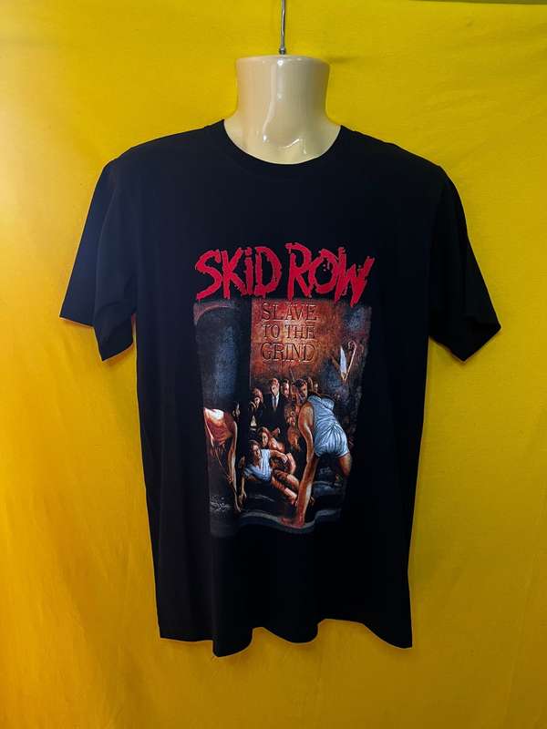Skid Row Double Sided Black T-shirt