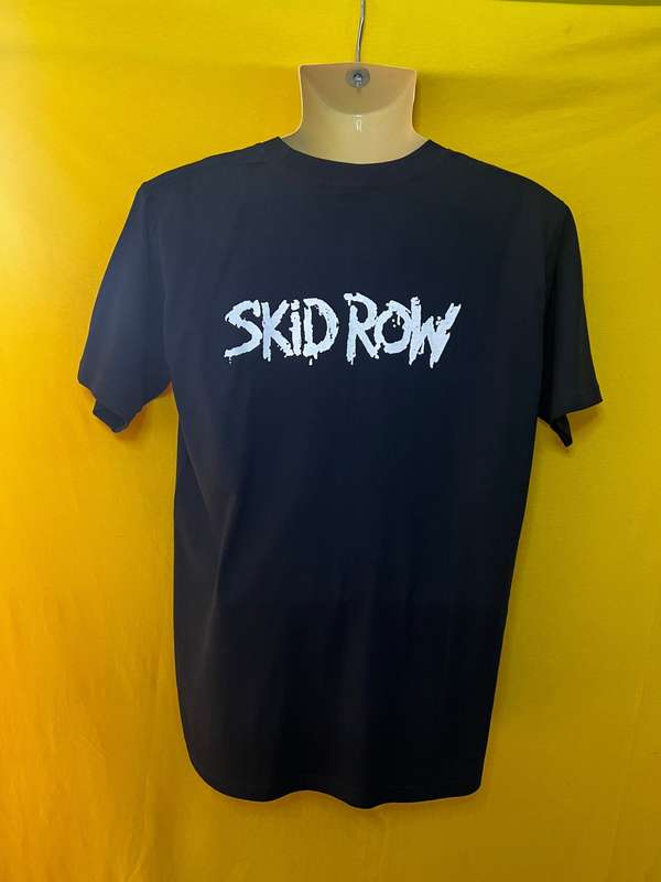Skid Row Double Sided Black T-shirt
