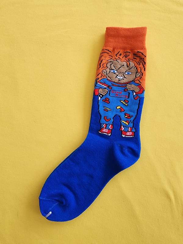 Chucky Blue Socks