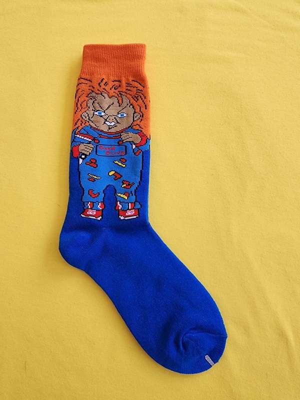 Chucky Blue Socks