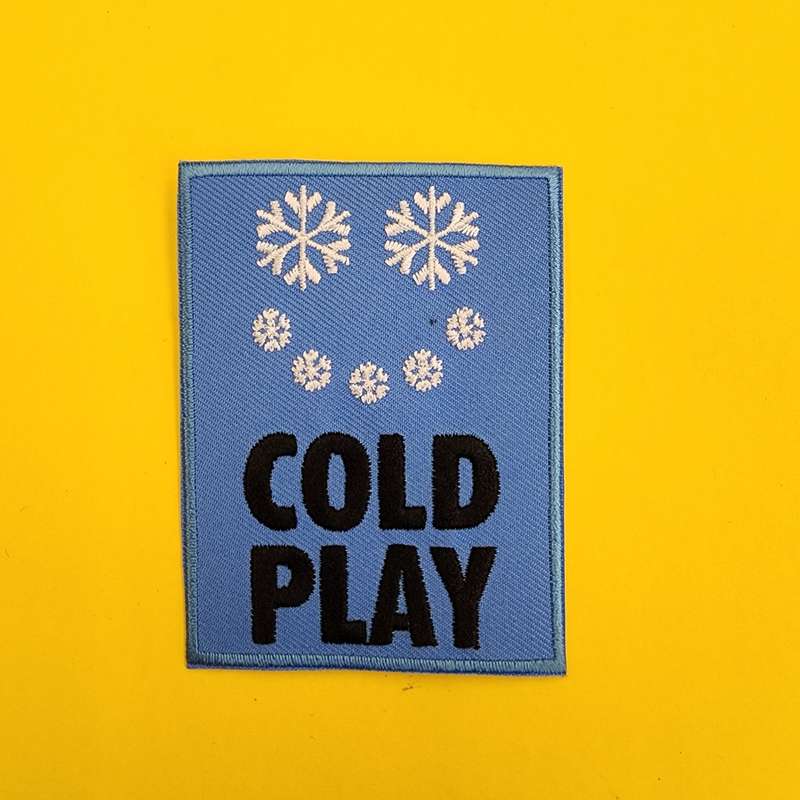 Cold Play Iron on Patch