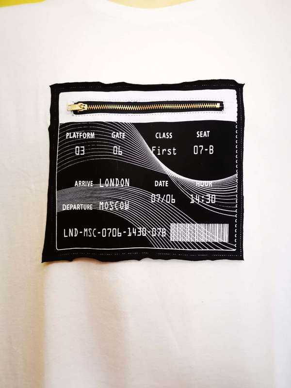 Credit card with Zip White