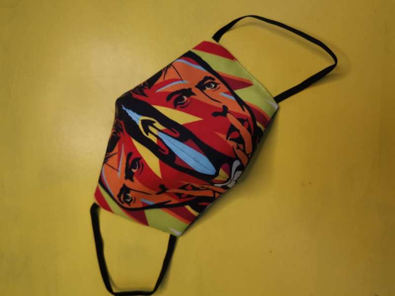 David Bowie Dome Mask (reversible)