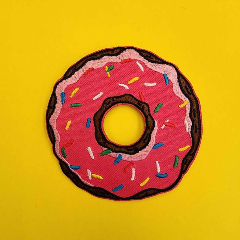 Dounut Iron on Patch