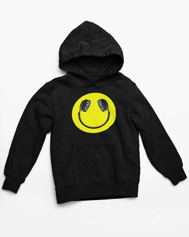 Earphone Smiley Hoodie