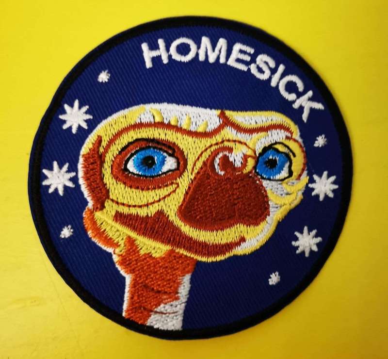 ET 1 Embroidered Iron on Patch