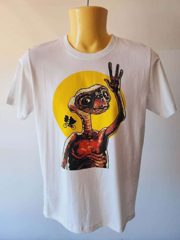 E.T White T-shirt