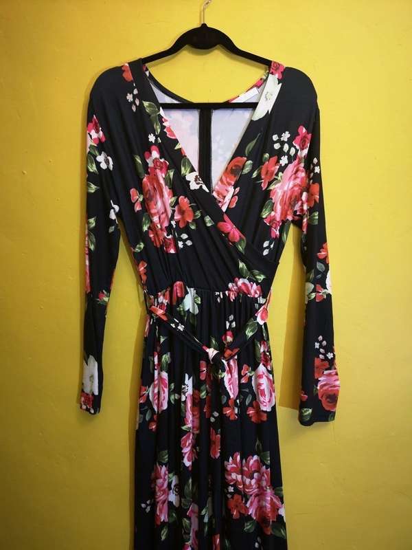 Flower dress with pockets