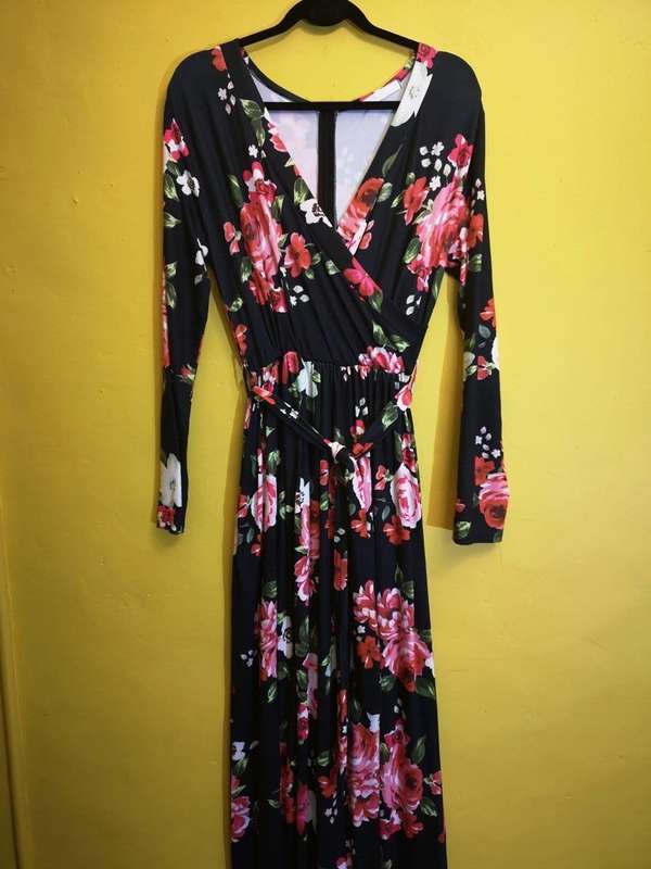 Flower dress with pockets