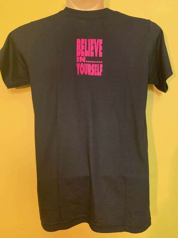 Glow in the dark T-shirt Believe in yourself