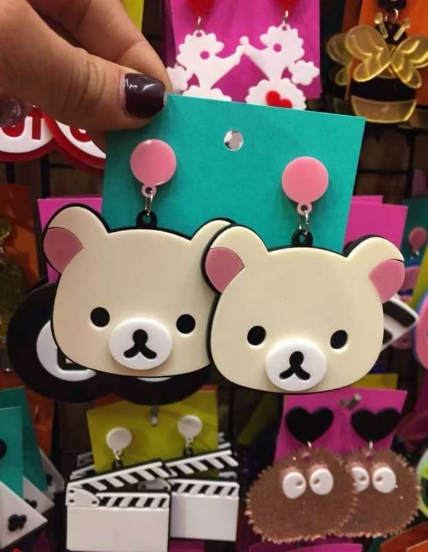 Handmade Perspex earrings