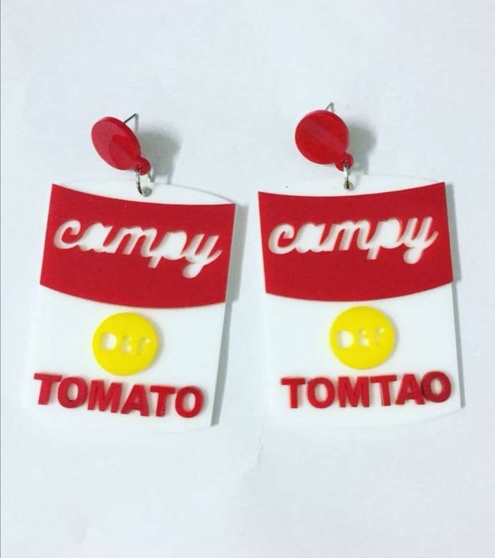 Handmade Perspex earrings