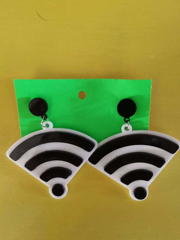 Handmade Perspex earrings
