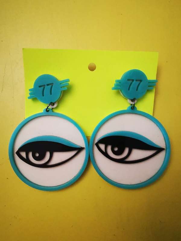 Handmade Perspex earrings