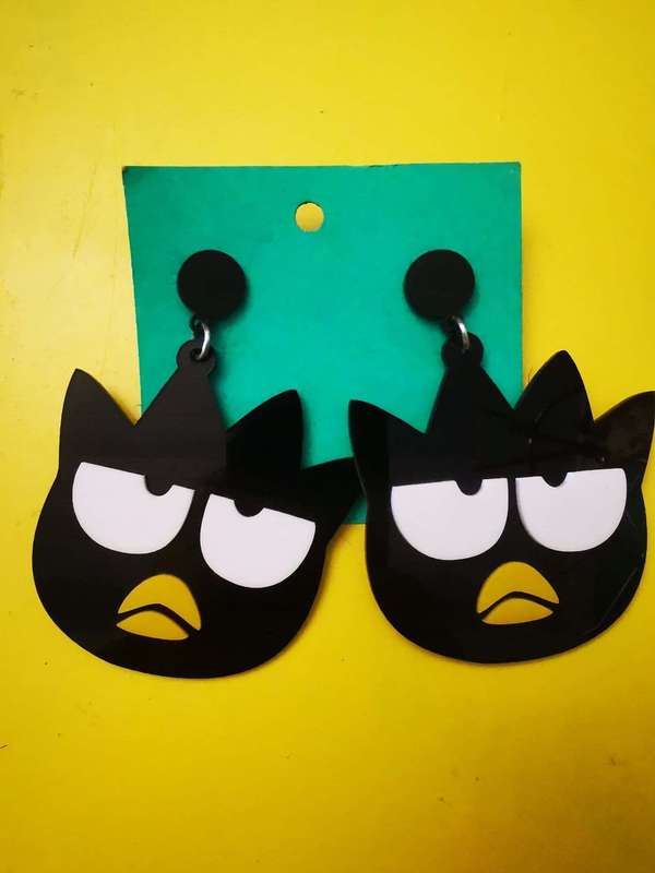 Handmade Perspex earrings