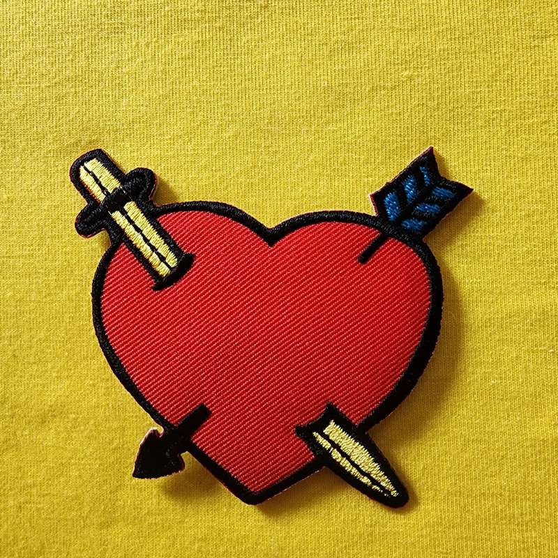Heart Iron on Patch