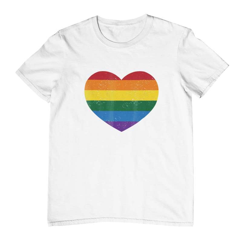 Heart White T-Shirt
