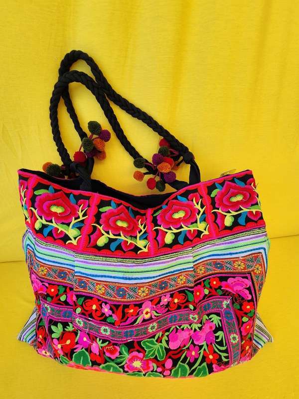 Hmong embroidered bag