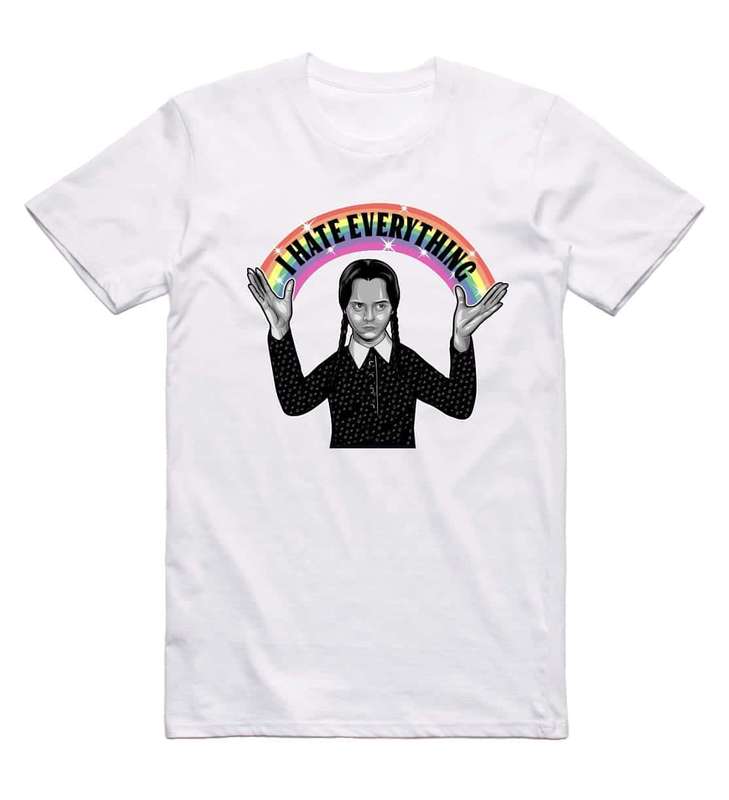 I hate everything white T-Shirt