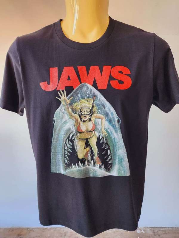 Jaws Black T-shirt