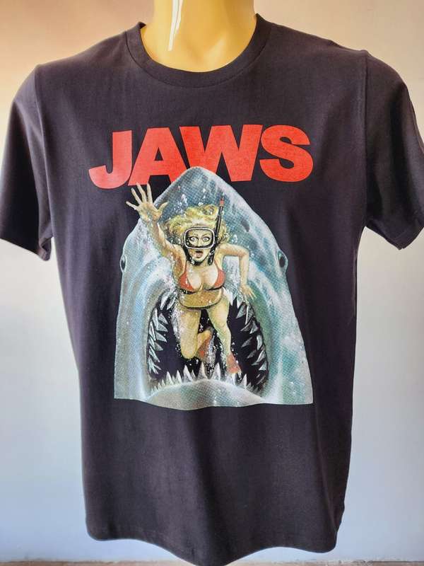 Jaws Black T-shirt