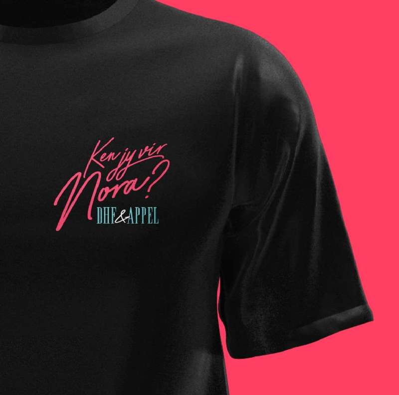 Ken jy vir Nora? Swart T-Shirt