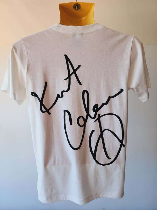Kurt Cobain Double sided White T-shirt