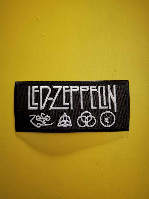 Led Zeppelin 3 Embroidered Iron on Patch